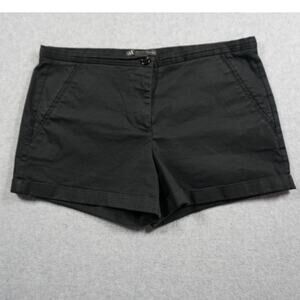 Armani Exchange Black Stretch Shorts Size 6